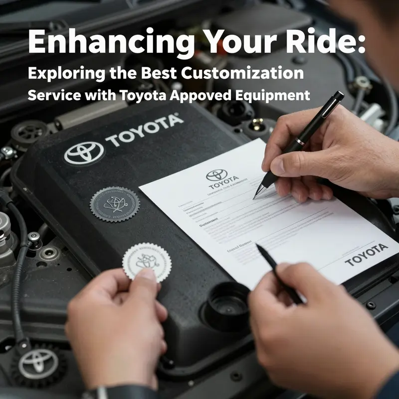 Showcasing Toyota-approved accessories that enhance functionality and style.