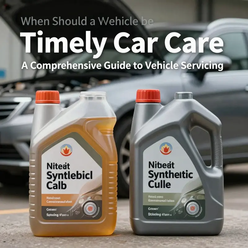 A technician performing a small service, focusing on oil changes and routine checks.