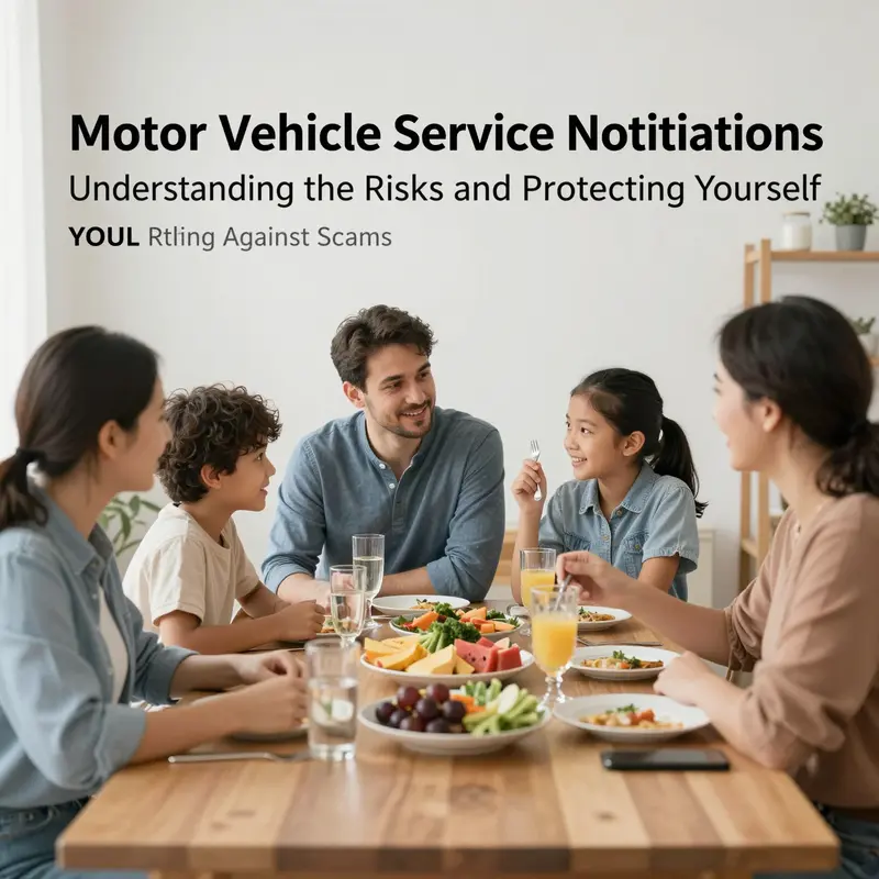 A car owner analyzing a suspicious service notification, highlighting the importance of awareness.