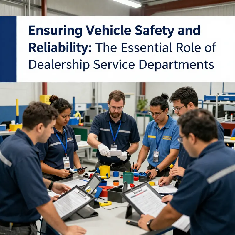 A skilled technician demonstrating their specialized training and certification in a modern dealership service environment.