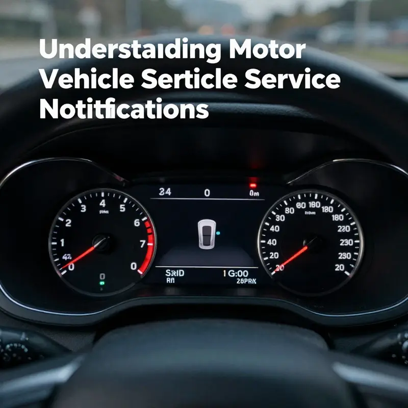 Modern dashboard displaying service notifications, essential for vehicle maintenance awareness.