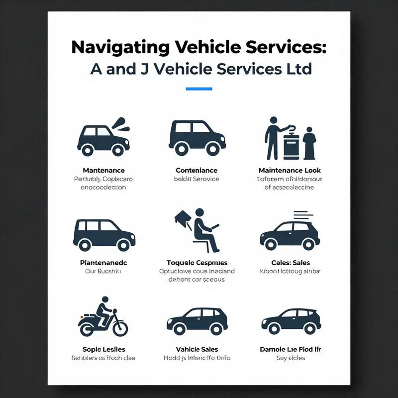 A comprehensive view of A and J Vehicle Services Ltd’s facility highlights customer service and operations.