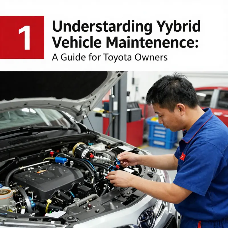 A technician receiving specialized training in servicing Toyota hybrid vehicles, highlighting the importance of proper certification.