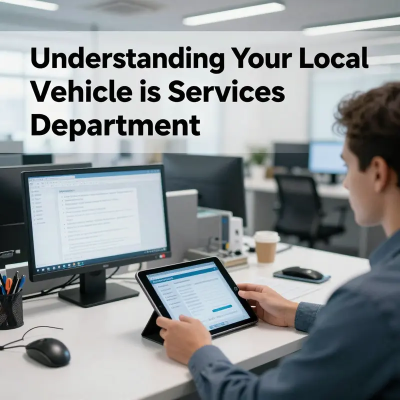 A local DVS team showcasing their roles in helping residents manage vehicle registrations.