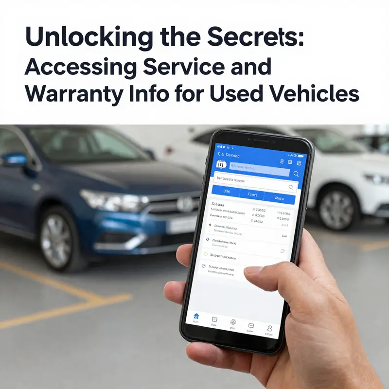 An individual using a vehicle information platform to check a car’s history.