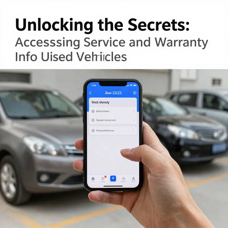 An individual using a vehicle information platform to check a car’s history.