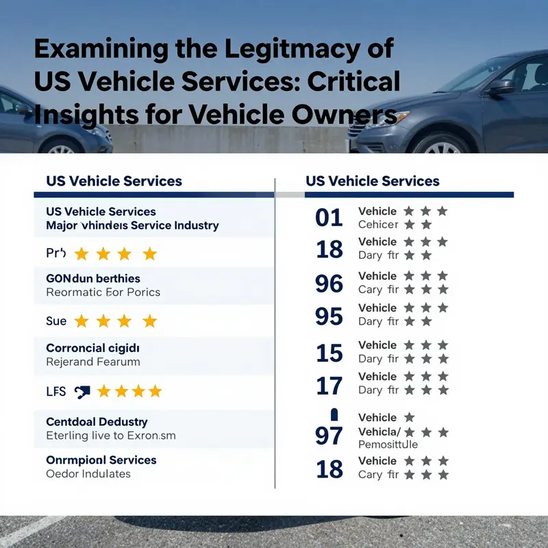 Overview of US Vehicle Services and its positioning in the vehicle landscape.