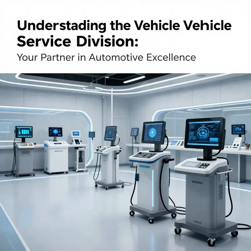 The busy environment of a Vehicle Service Division, emphasizing the dedication to vehicle maintenance and customer satisfaction.