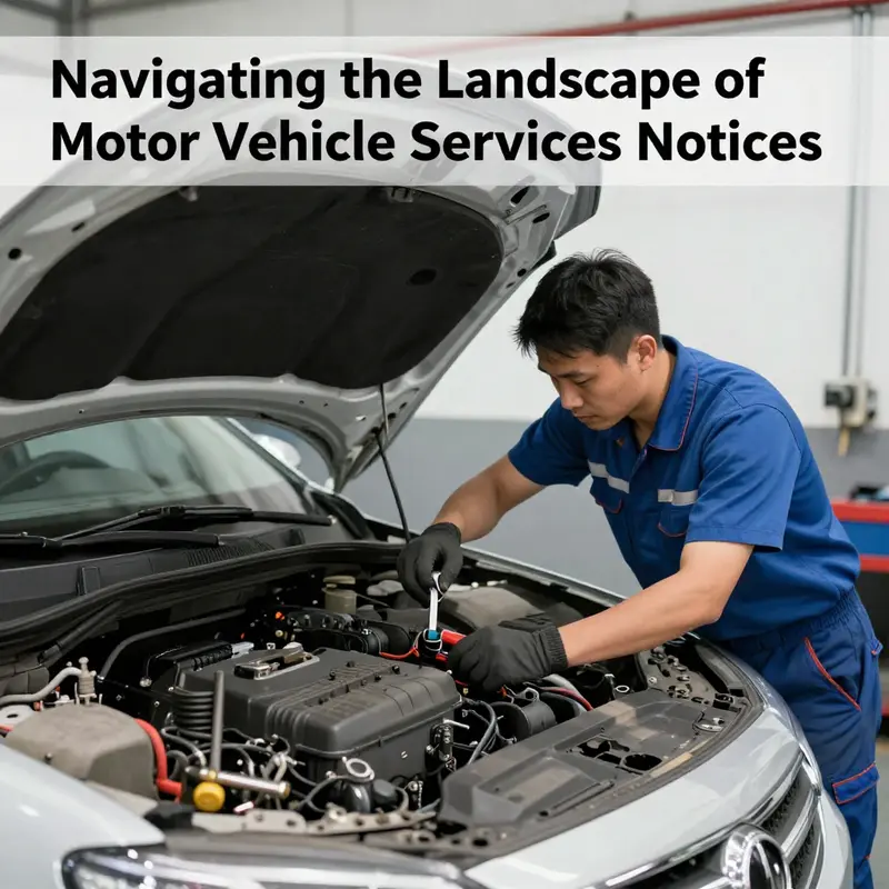 A service station in full operation, demonstrating compliance with motor vehicle services notices.