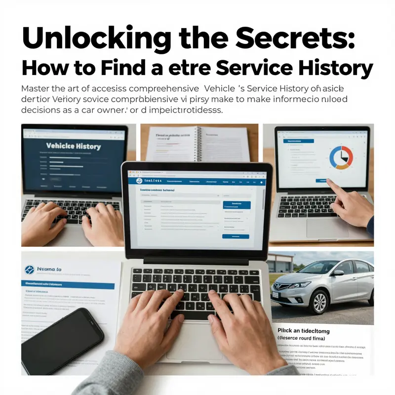 Diverse methods for gathering information on a vehicle's service history.