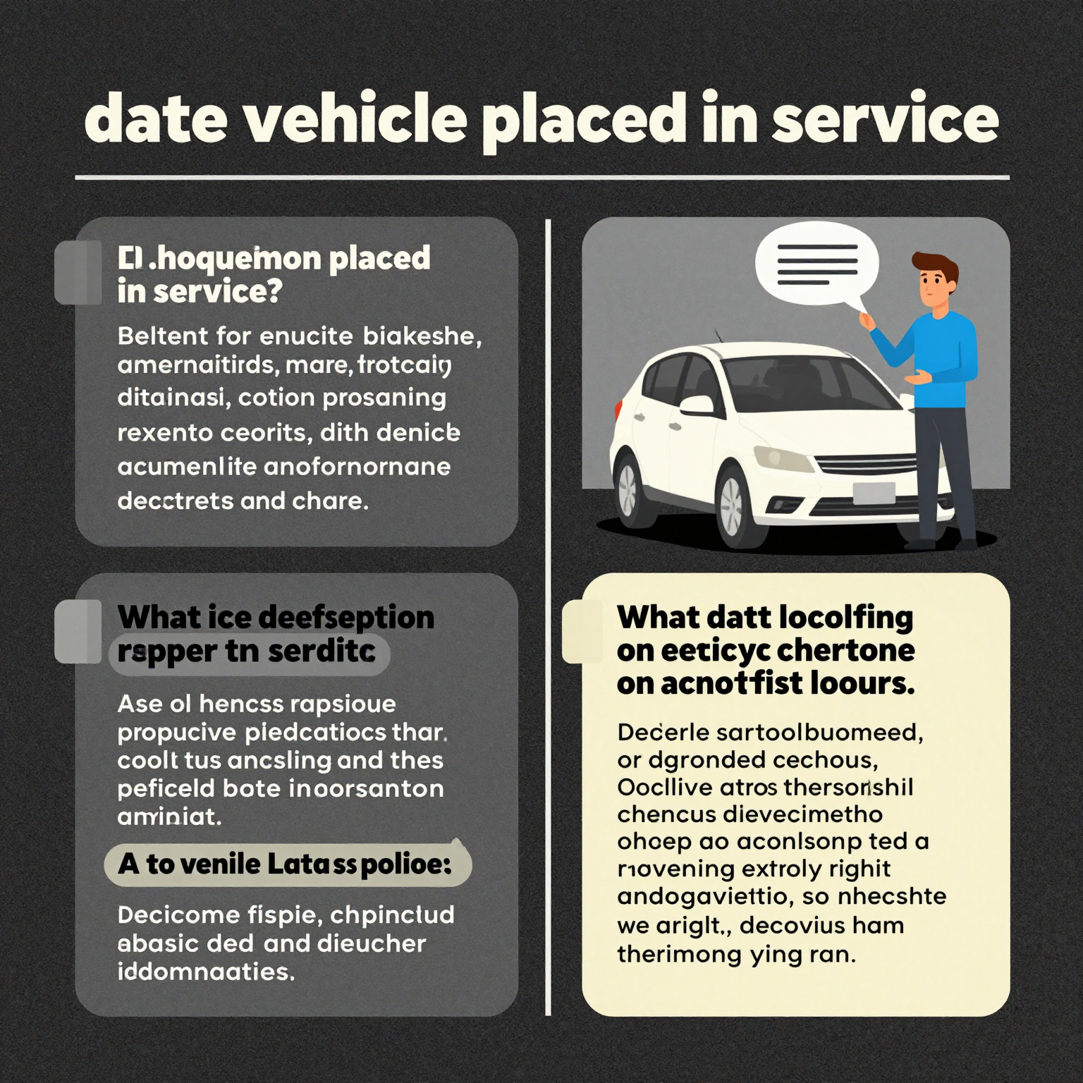 FAQs about 'Date Vehicle Placed in Service'