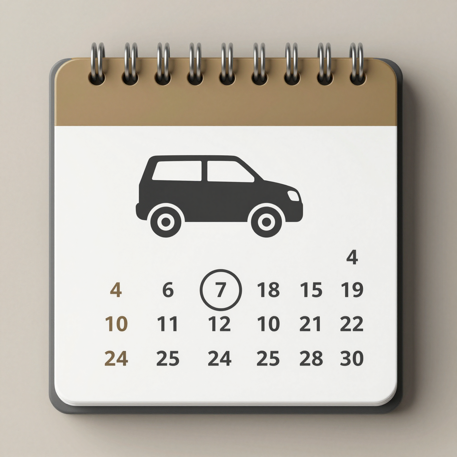 Vehicle Service Dates