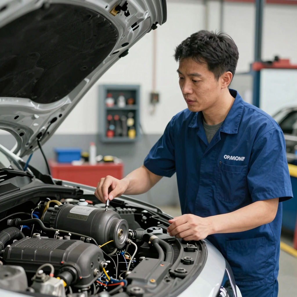 Automotive Expert Discussing Service Charging System