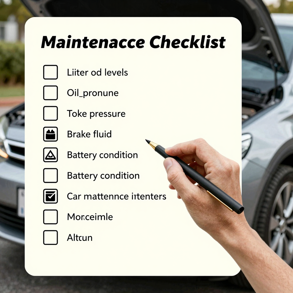 Vehicle Maintenance Checklist