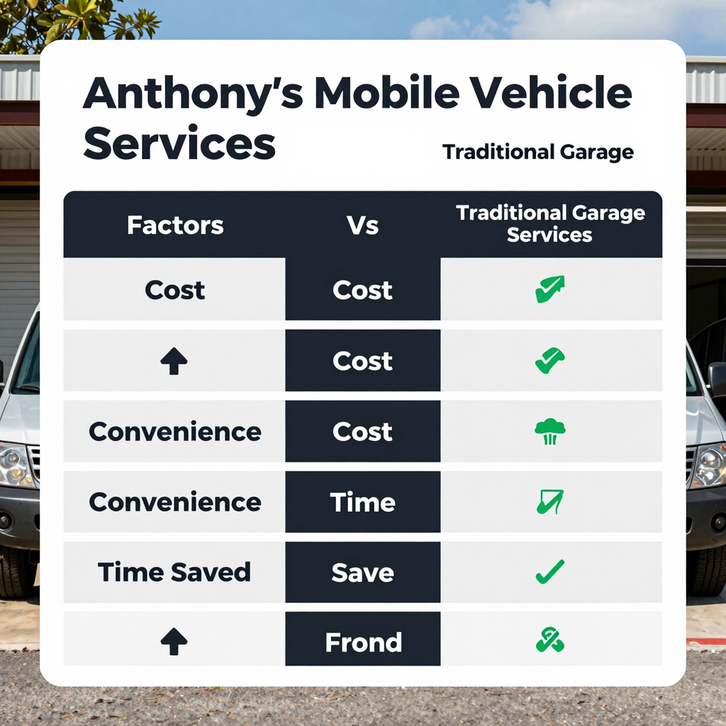 Mobile Vehicle Services Comparison