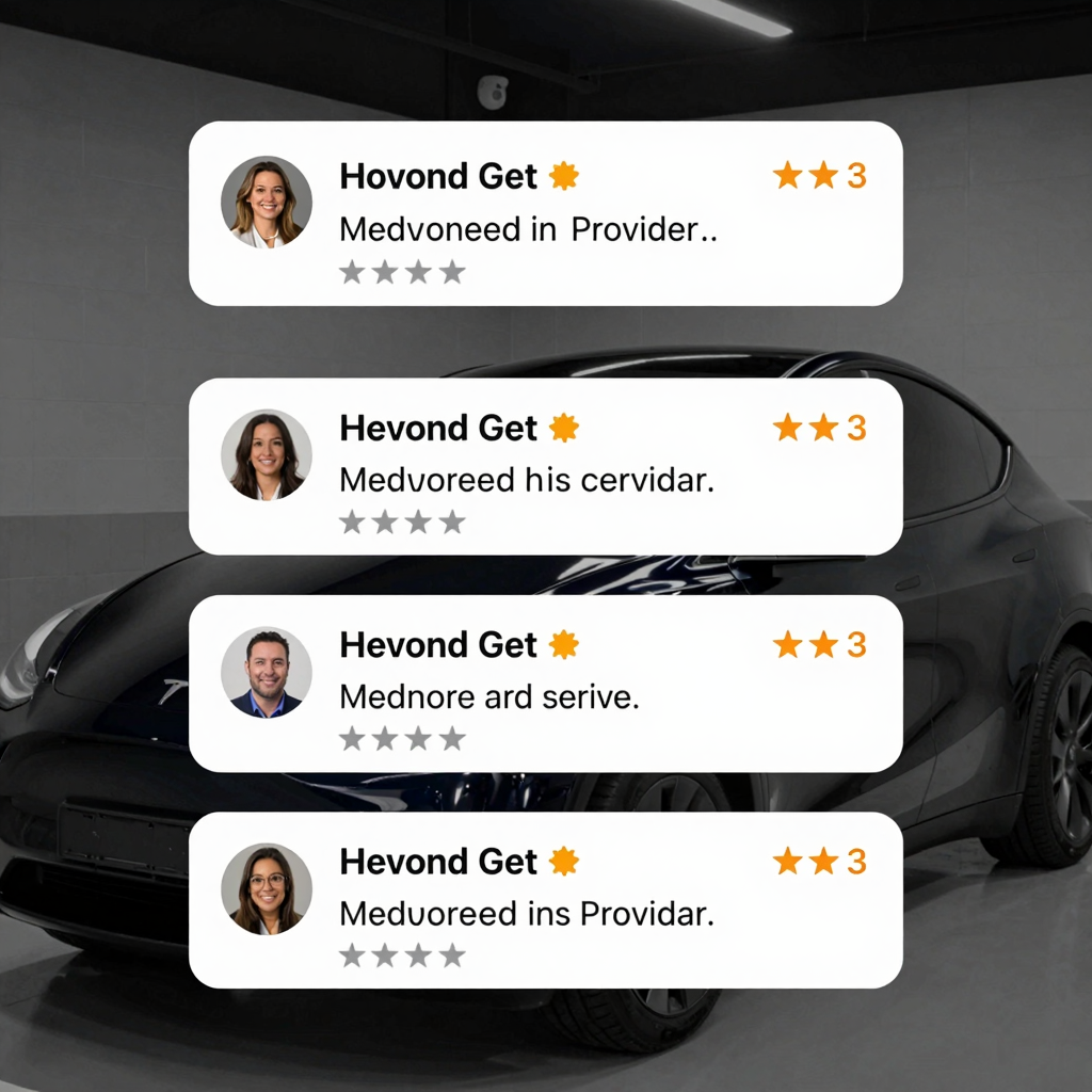 Customer testimonials on Tesla service providers