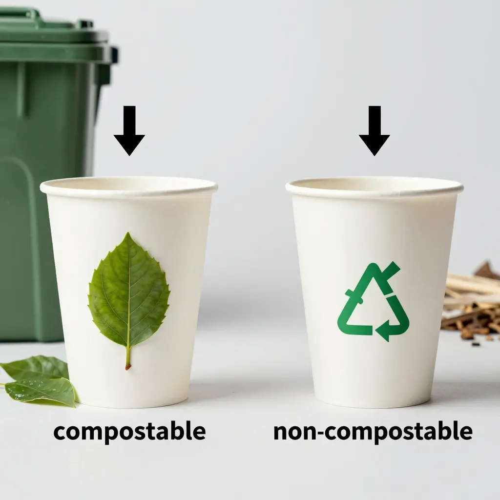 Comparison of Compostable and Non-Compostable Paper Cups