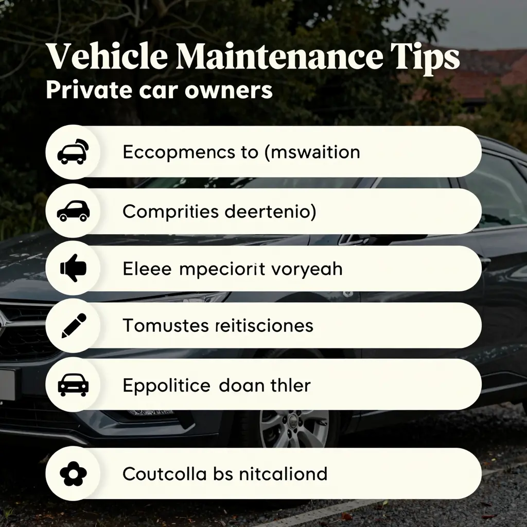 Vehicle Maintenance Tips